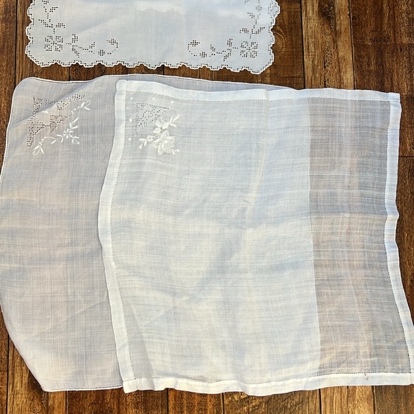 Vintage Lot Linen Cotton Napkins 10 - Picture 6 of 6